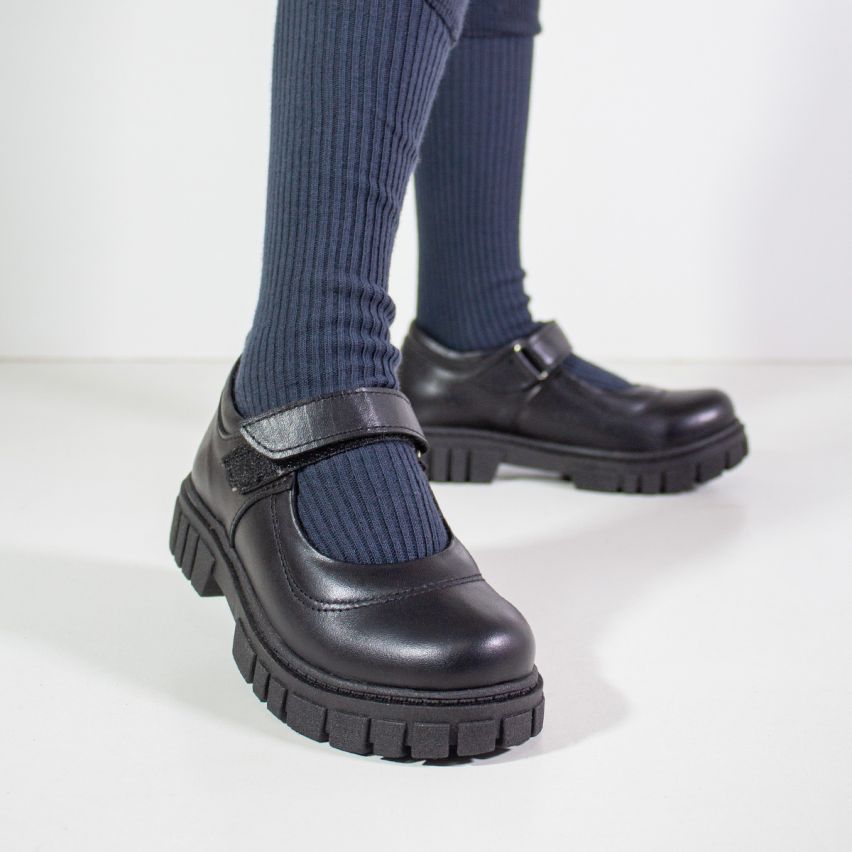 Zapato Puro Cuero 1098 B -  Negro