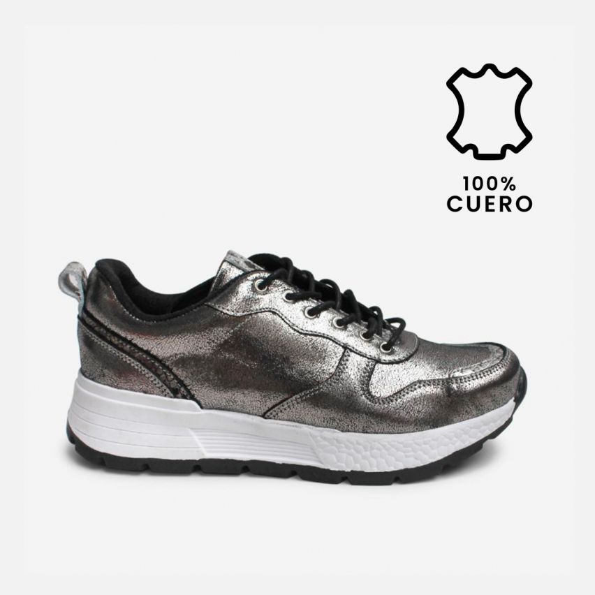 Zapatilla Puro Cuero 1102P