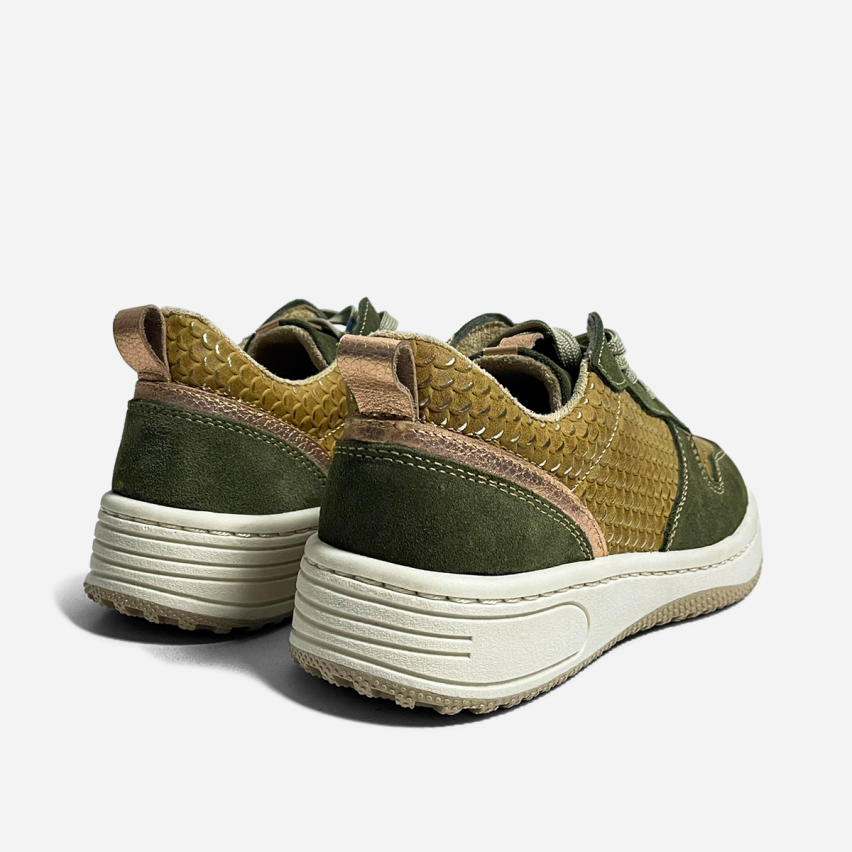 Zapatilla Puro Cuero 1102 Croco