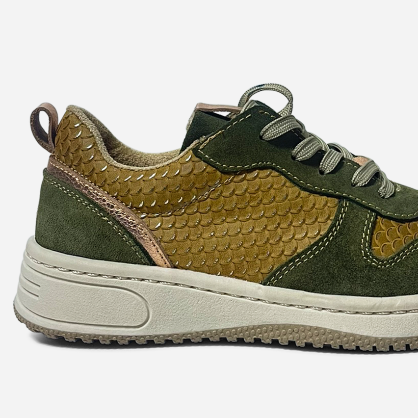 Zapatilla Puro Cuero 1102 Croco
