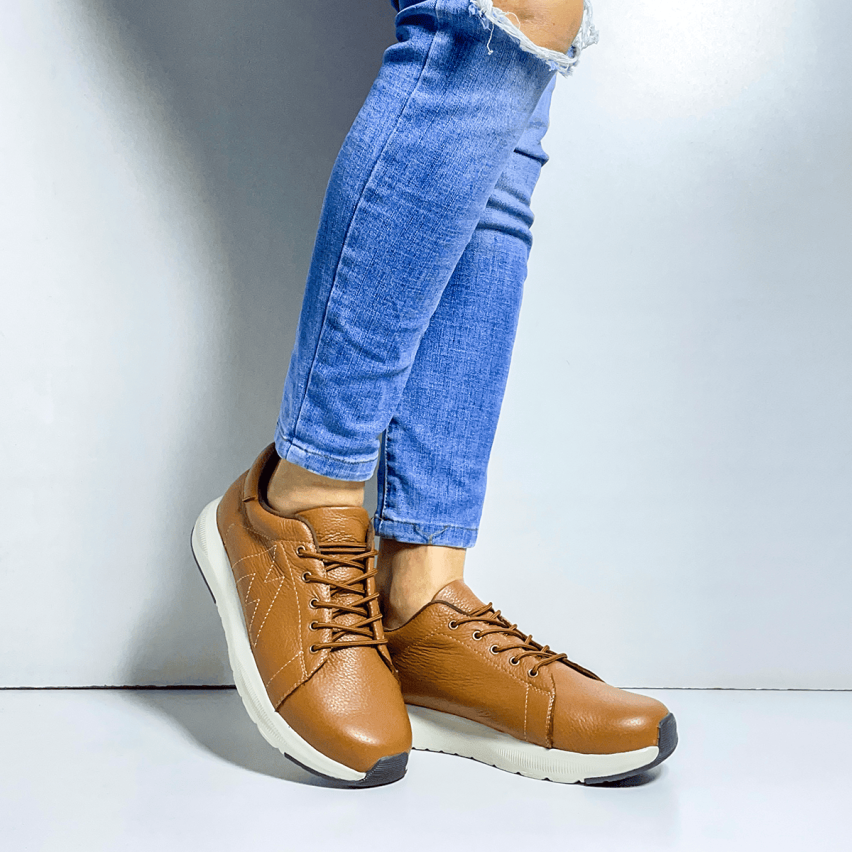Zapatilla Puro Cuero 1107 