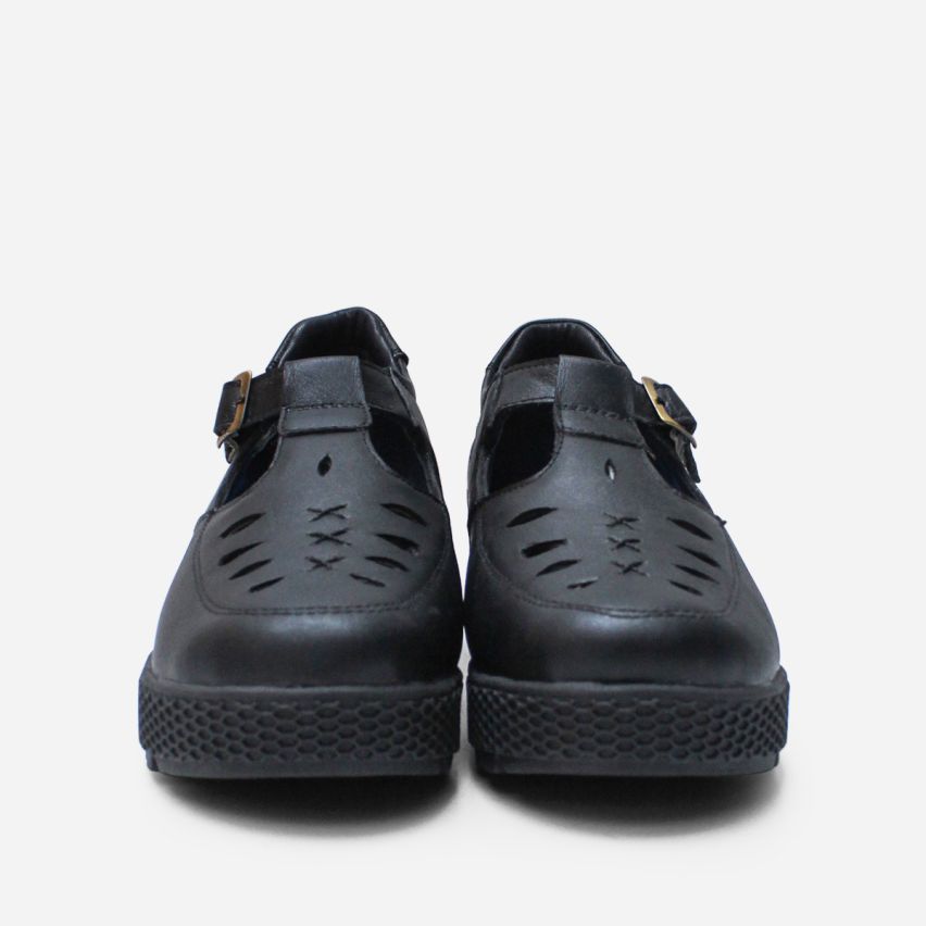 Zapato Puro Cuero 1108 Negro