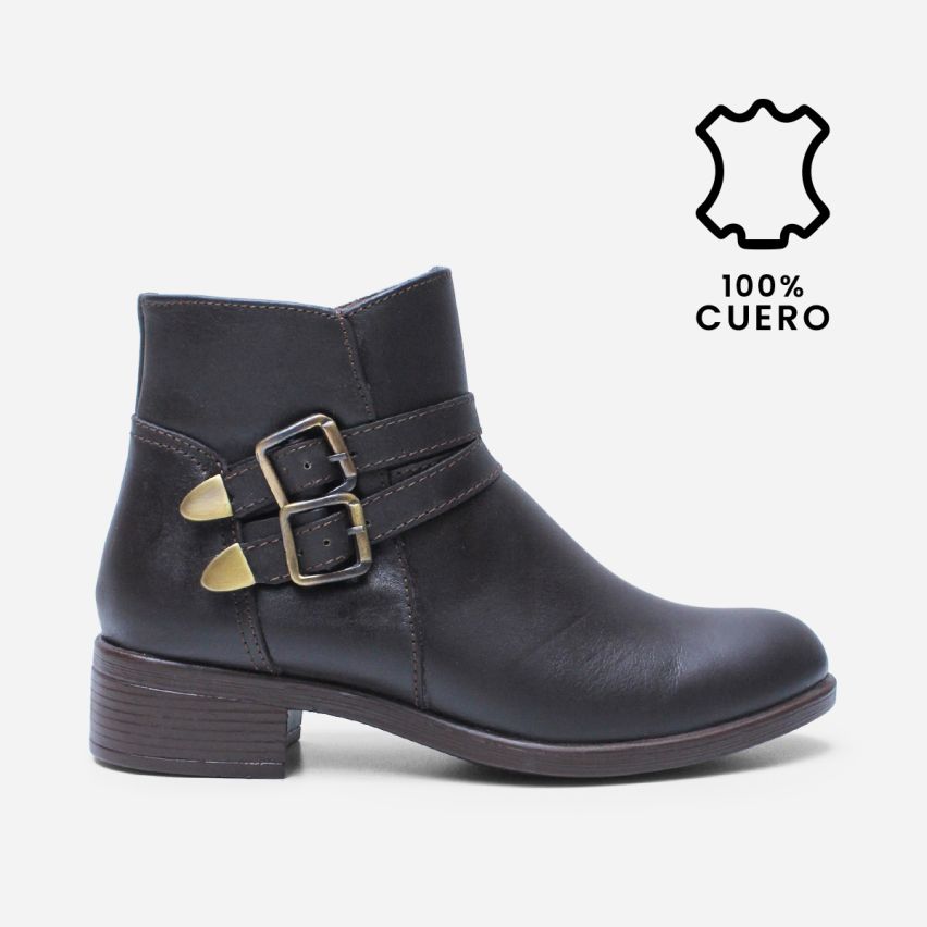 Botin Puro Cuero 1116 Marrón