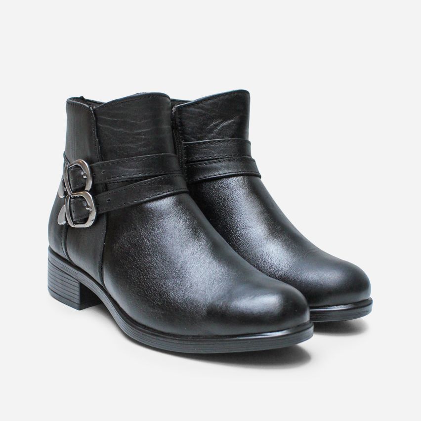 Botin Puro Cuero 1116 Negro