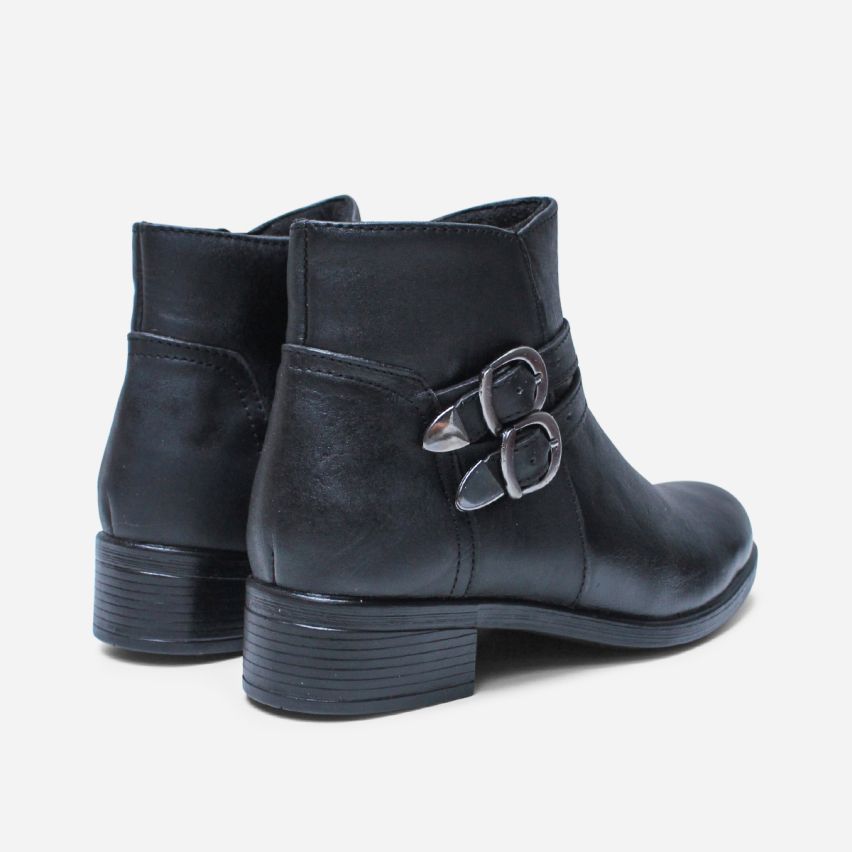 Botin Puro Cuero 1116 Negro