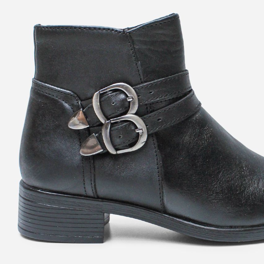 Botin Puro Cuero 1116 Negro