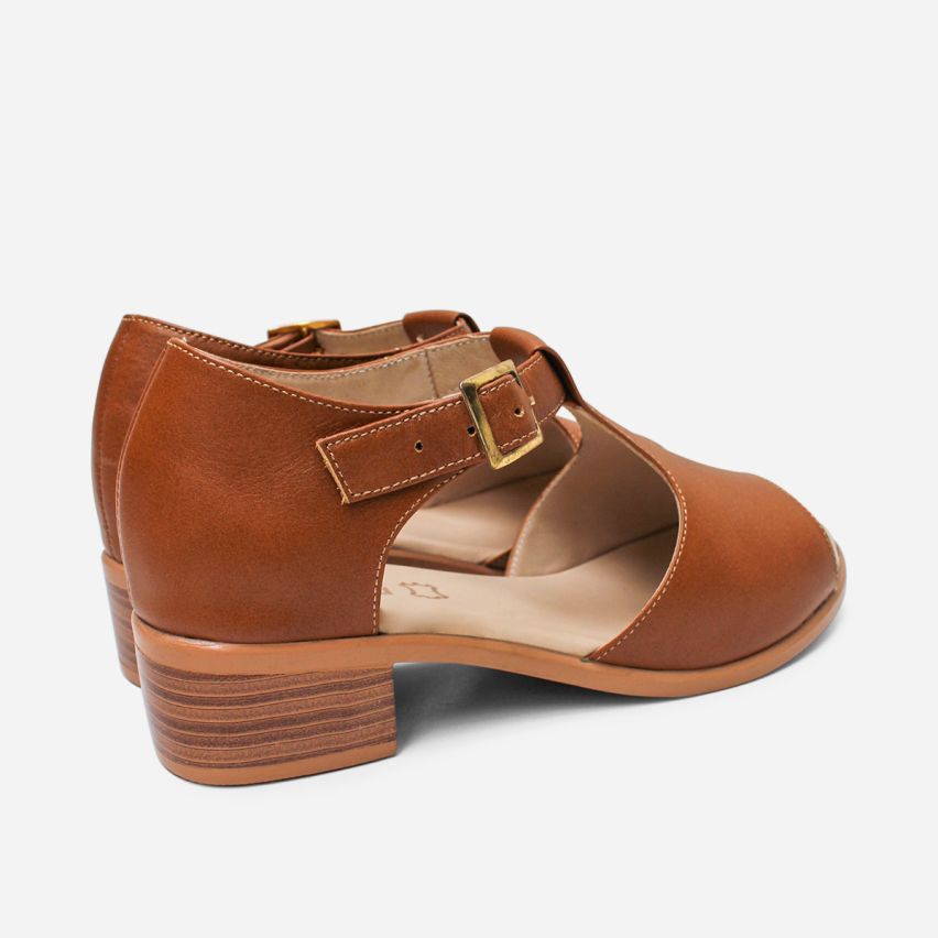 Sandalia Puro Cuero 1130 Miel