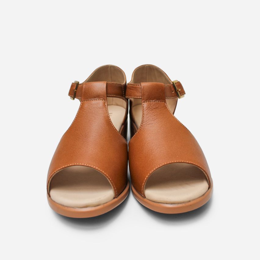 Sandalia Puro Cuero 1130 Miel
