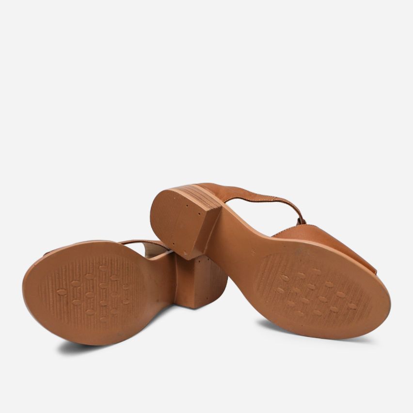 Sandalia Puro Cuero 1130 Miel