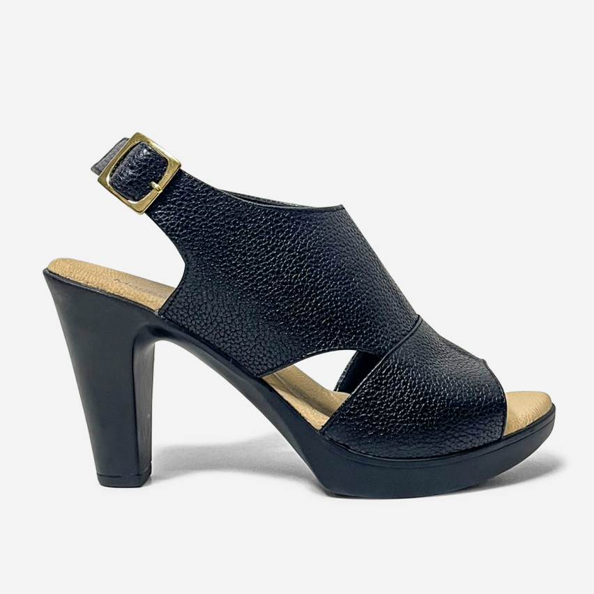 Sandalia Puro Cuero 1135 Negro