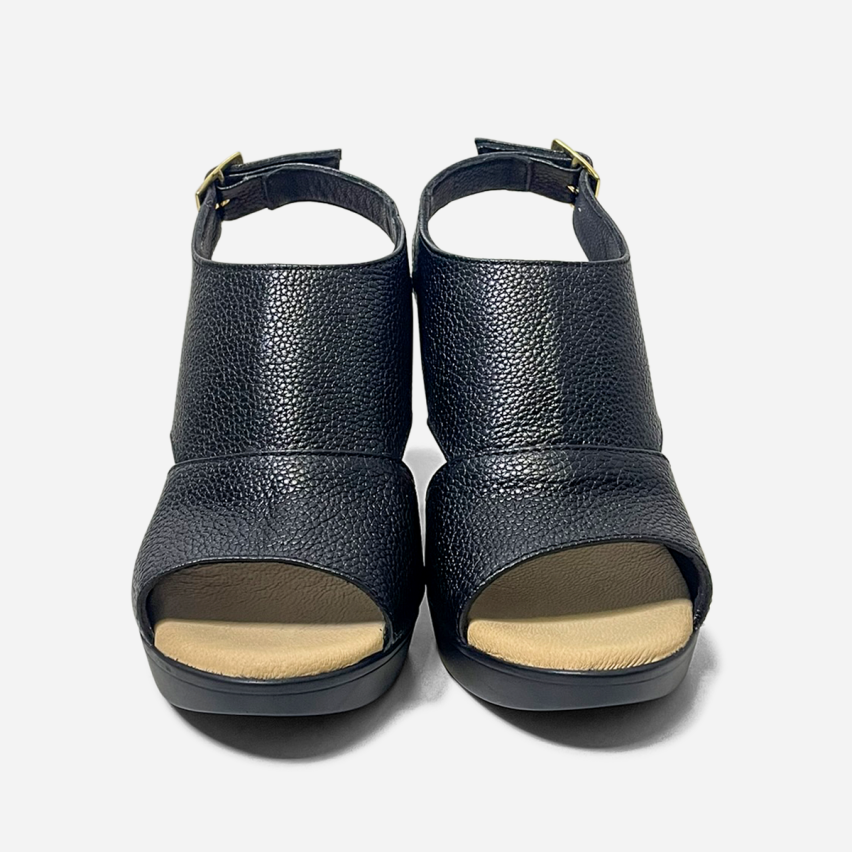 Sandalia Puro Cuero 1135 Negro