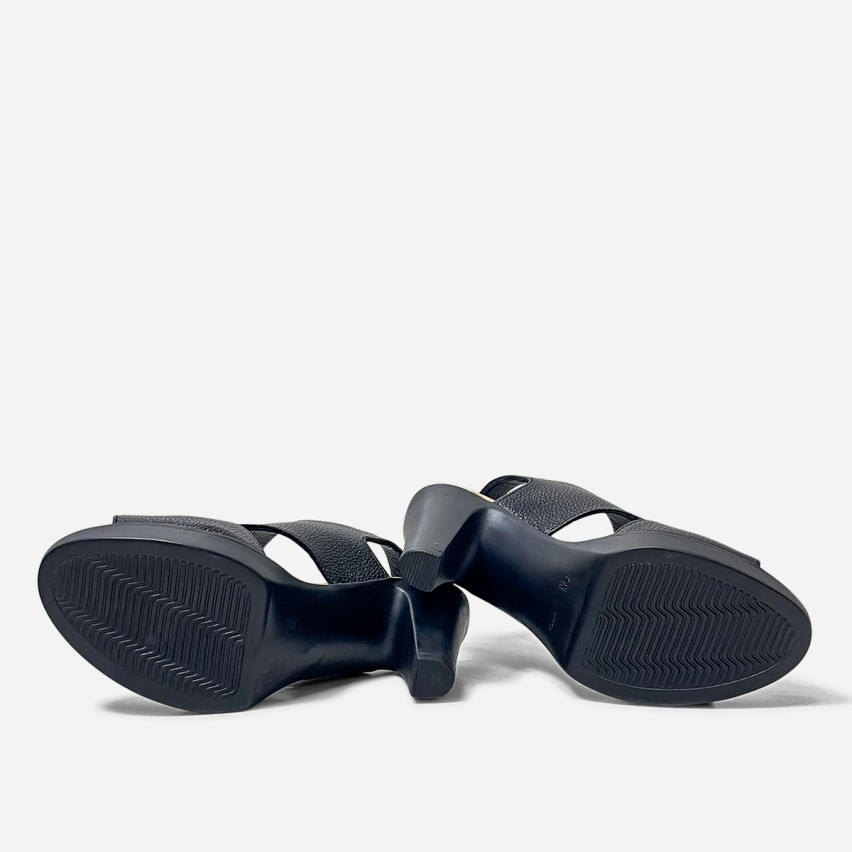 Sandalia Puro Cuero 1135 Negro