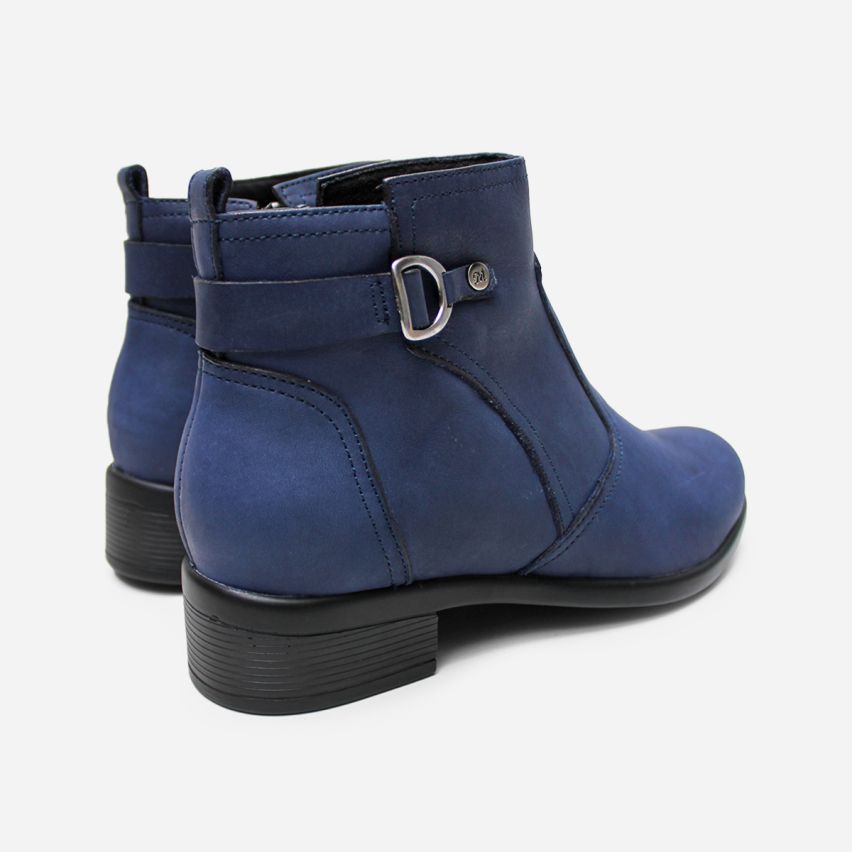 Botin Puro Cuero 1153 Azul
