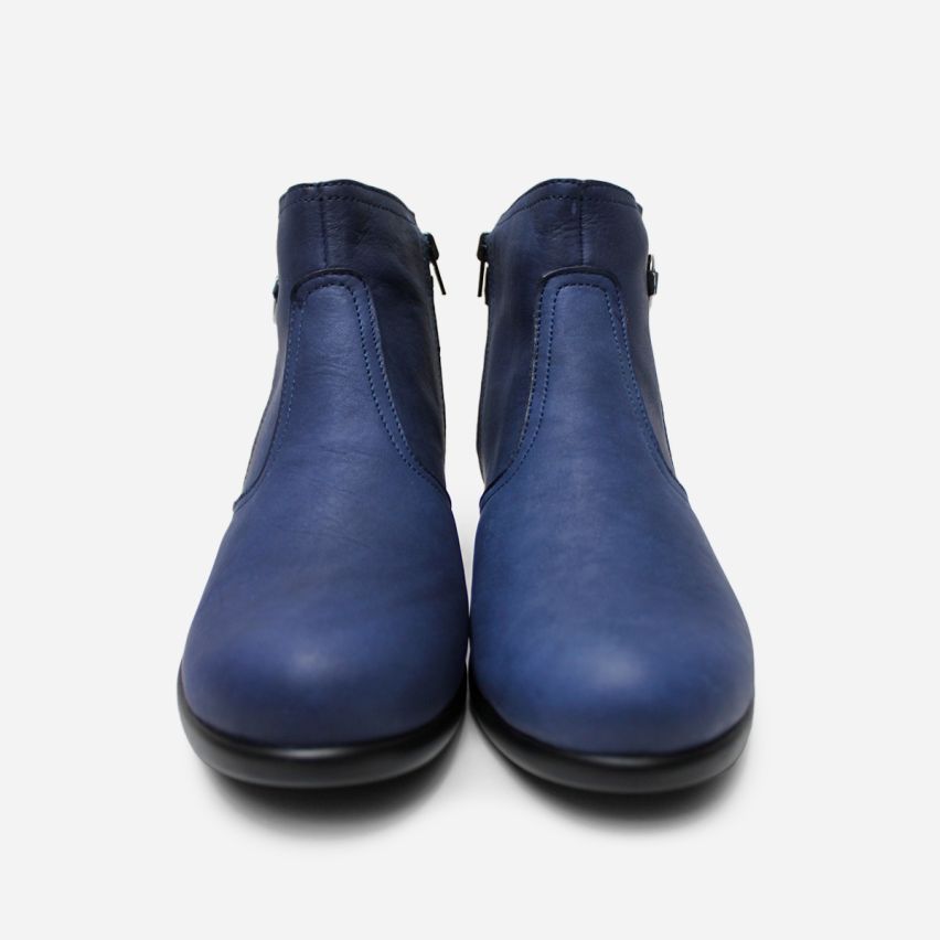 Botin Puro Cuero 1153 Azul