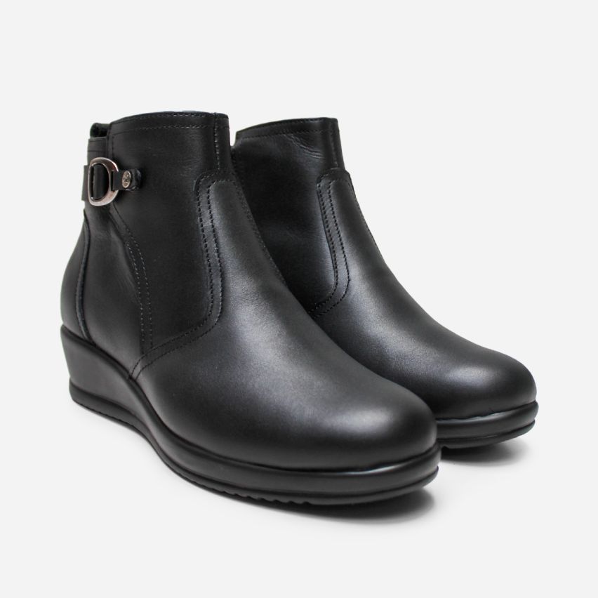 Botin Puro Cuero 1153 Negro
