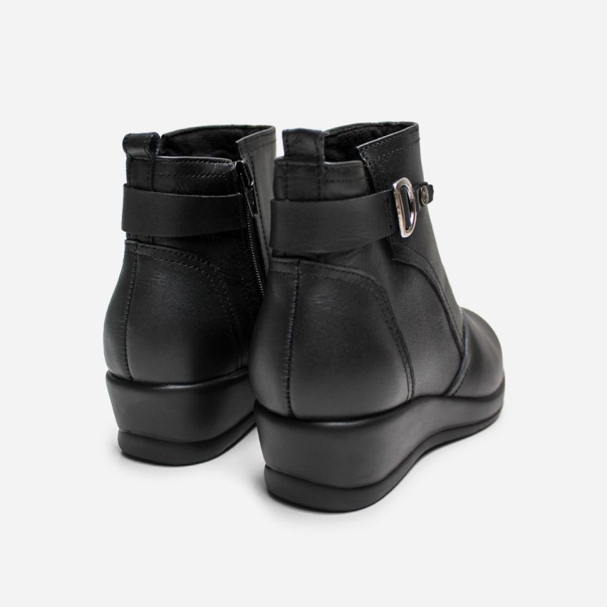 Botin Puro Cuero 1153 Negro
