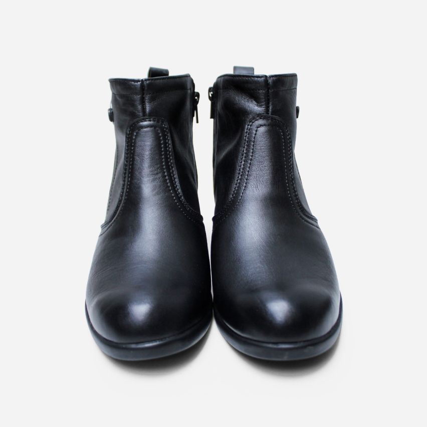 Botin Puro Cuero 1153 Negro TA
