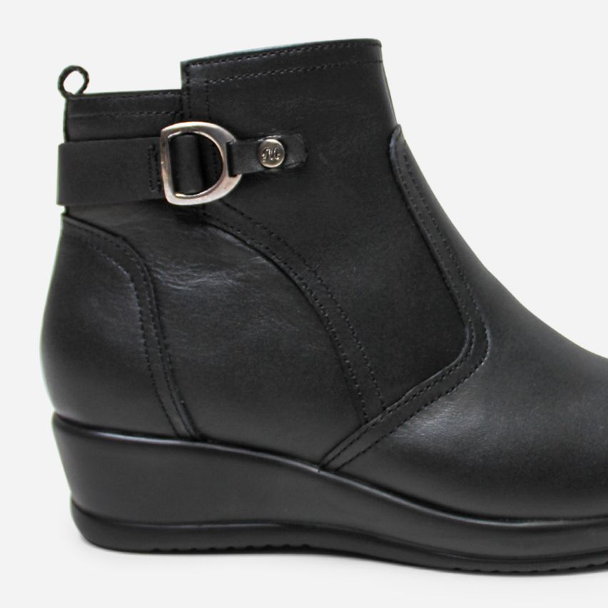 Botin Puro Cuero 1153 Negro