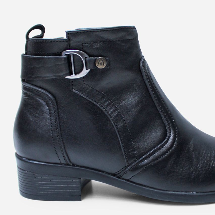 Botin Puro Cuero 1153 Negro TA
