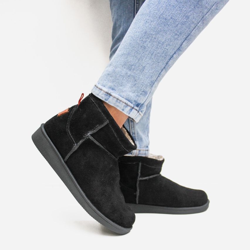 Botin Puro Cuero 1157 Negro