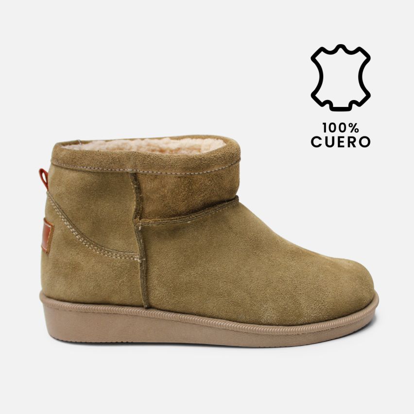 Botin Puro Cuero 1157 Olivo