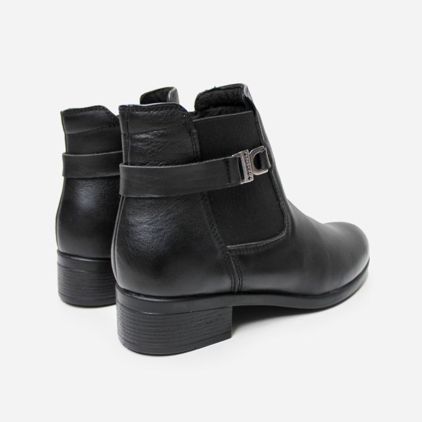 Botin Puro Cuero 1159 Negro