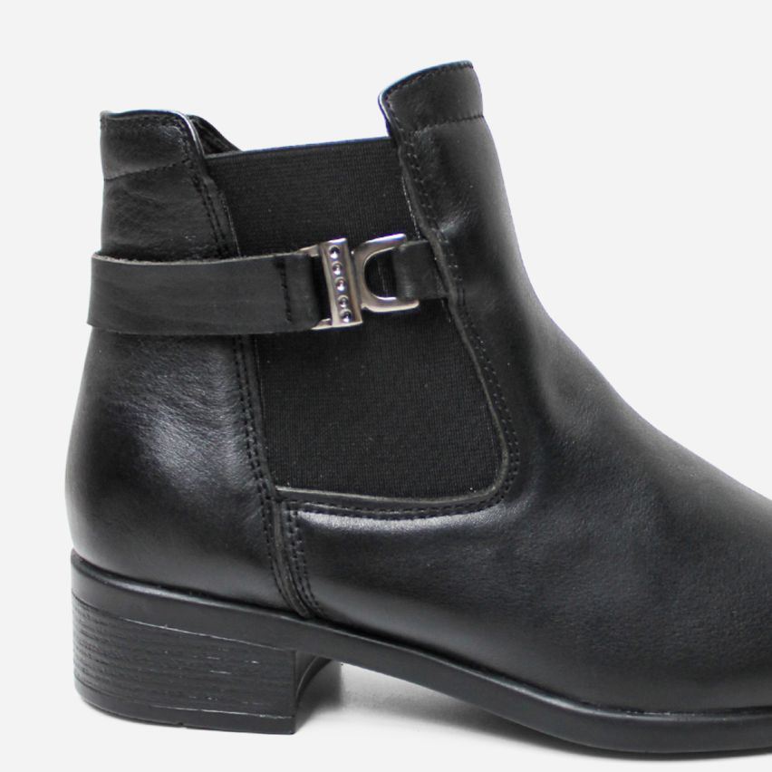 Botin Puro Cuero 1159 Negro