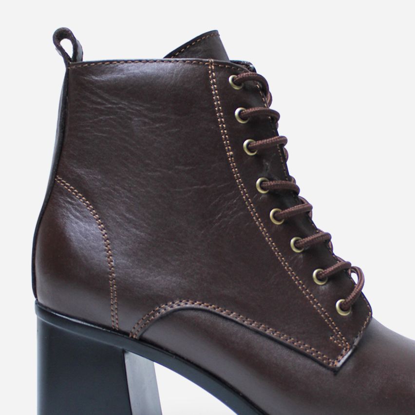 Bota Puro Cuero 1161 Marrón
