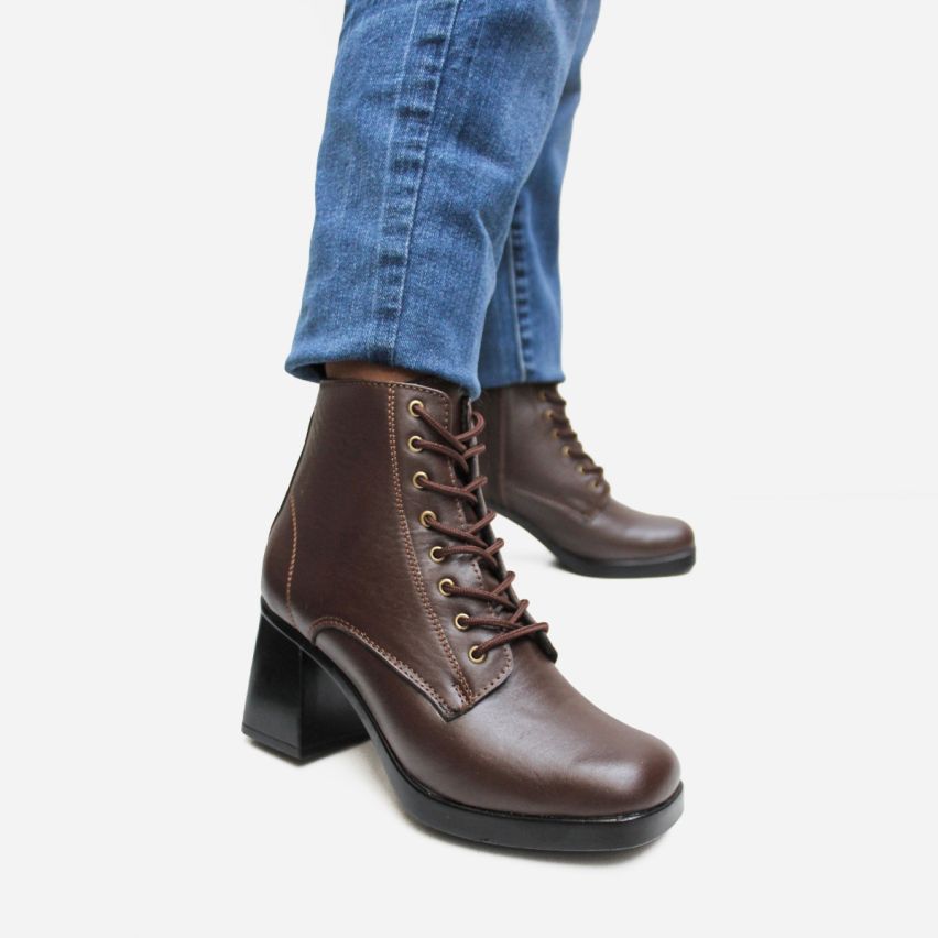 Bota Puro Cuero 1161 Marrón