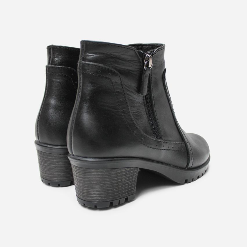 Botin Puro Cuero 1162 Negro
