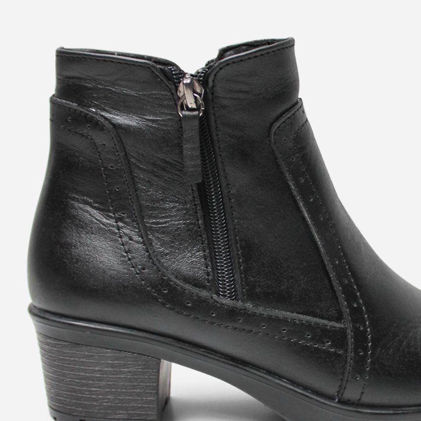 Botin Puro Cuero 1162 Negro