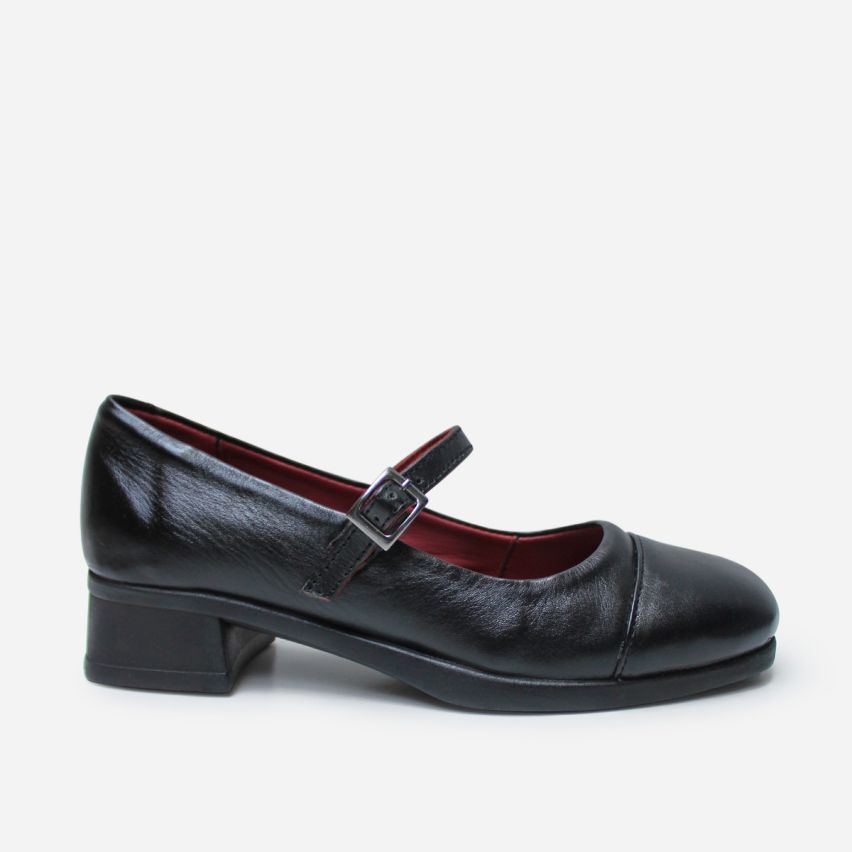 Zapato Puro Cuero 1163 Negro