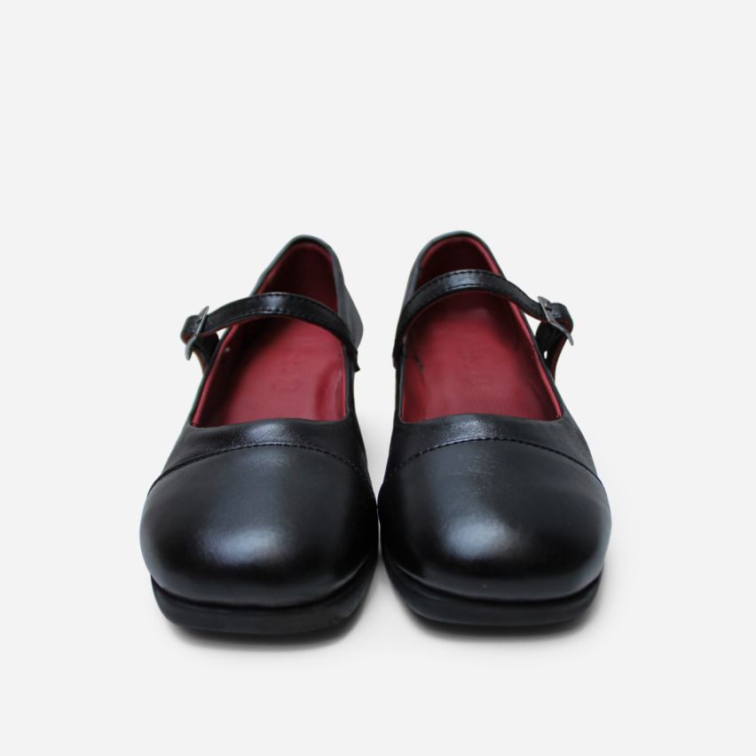 Zapato Puro Cuero 1163 Negro