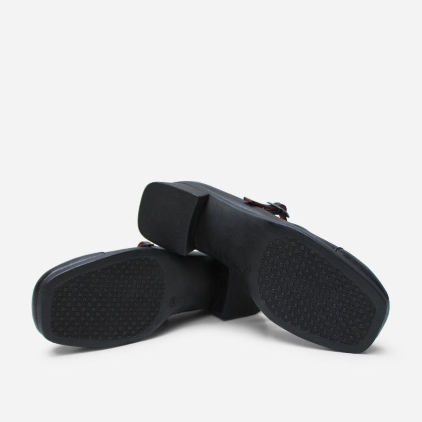 Zapato Puro Cuero 1163 Negro