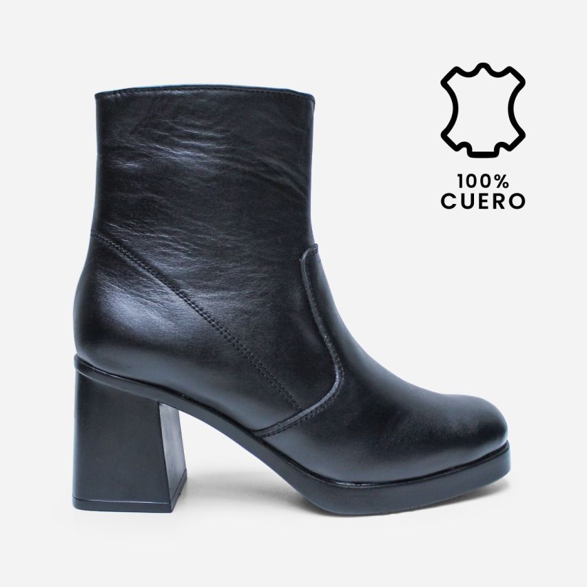 Botin Puro Cuero 1164 Caramelo