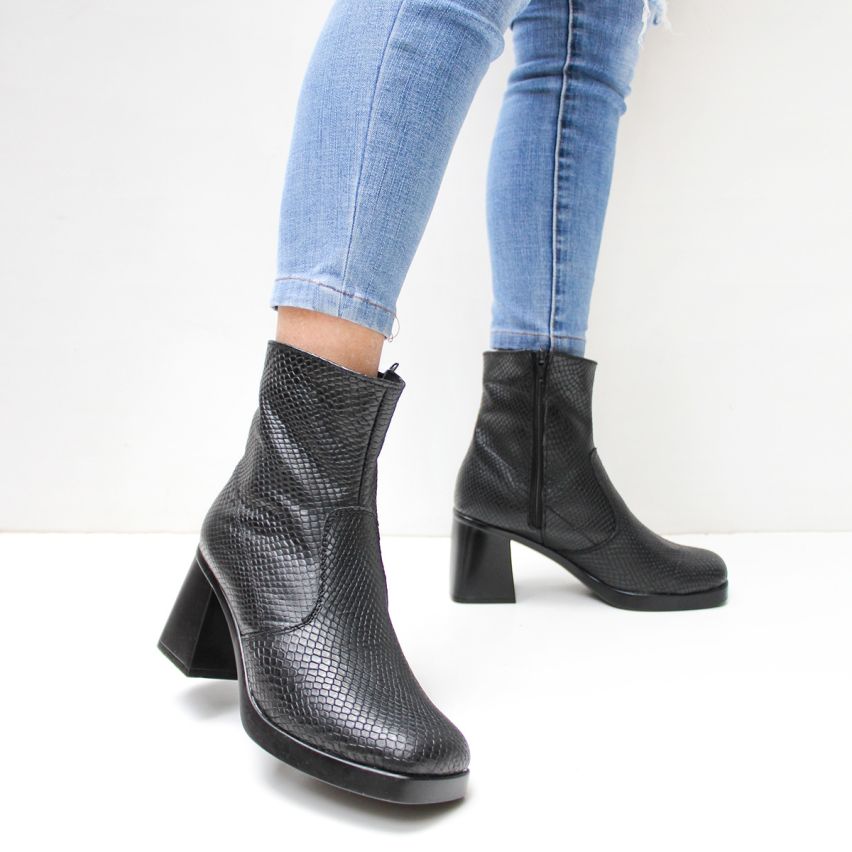 Botin Puro Cuero 1164 P