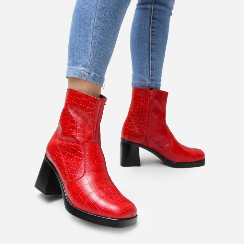 Botin Puro Cuero 1164 P
