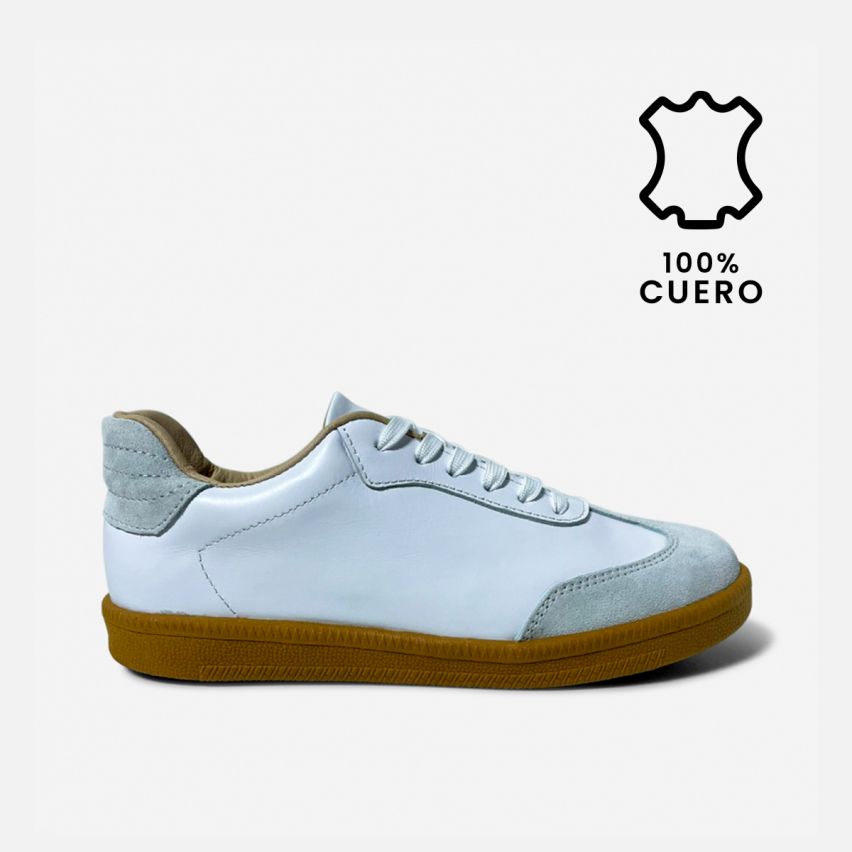 Zapatilla Puro Cuero 1165 Blanco