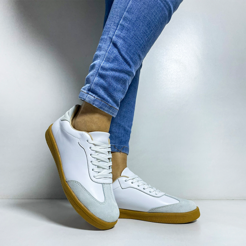 Zapatilla Puro Cuero 1165 Blanco