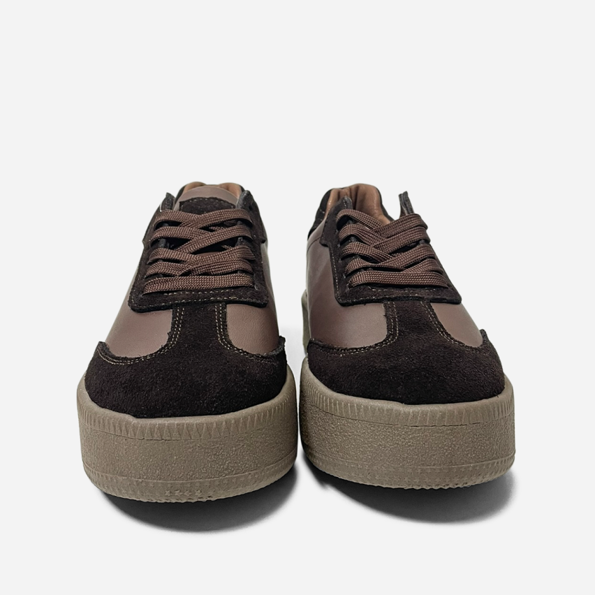 Zapatilla Puro Cuero 1165 Marrón