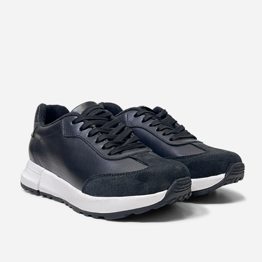 Zapatilla Puro Cuero 1165 Negro