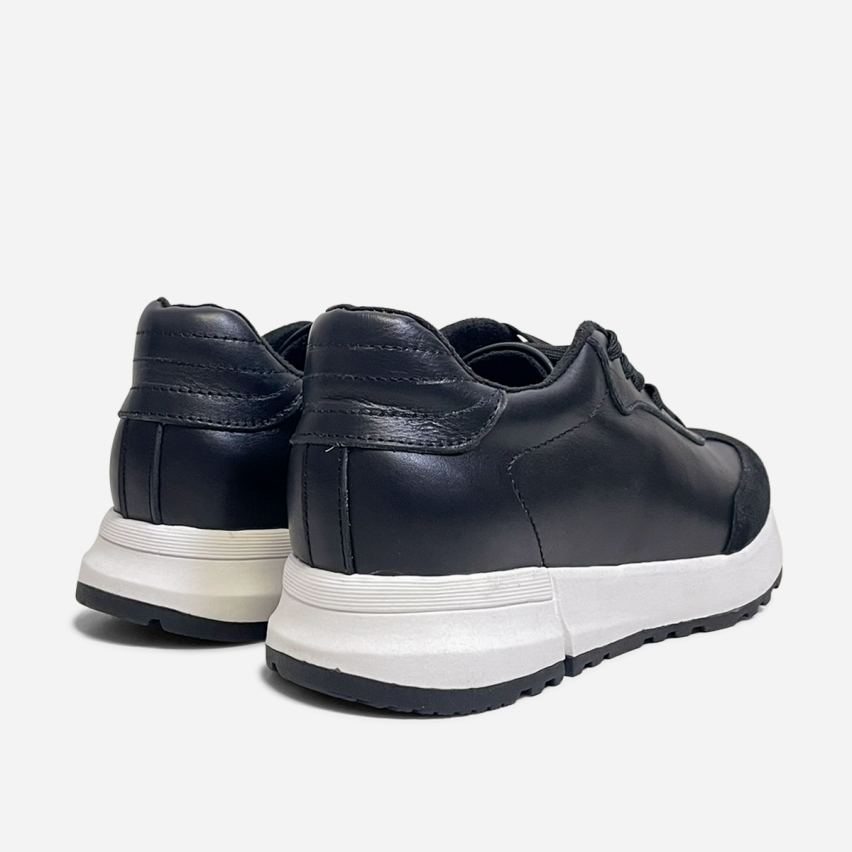Zapatilla Puro Cuero 1165 Negro