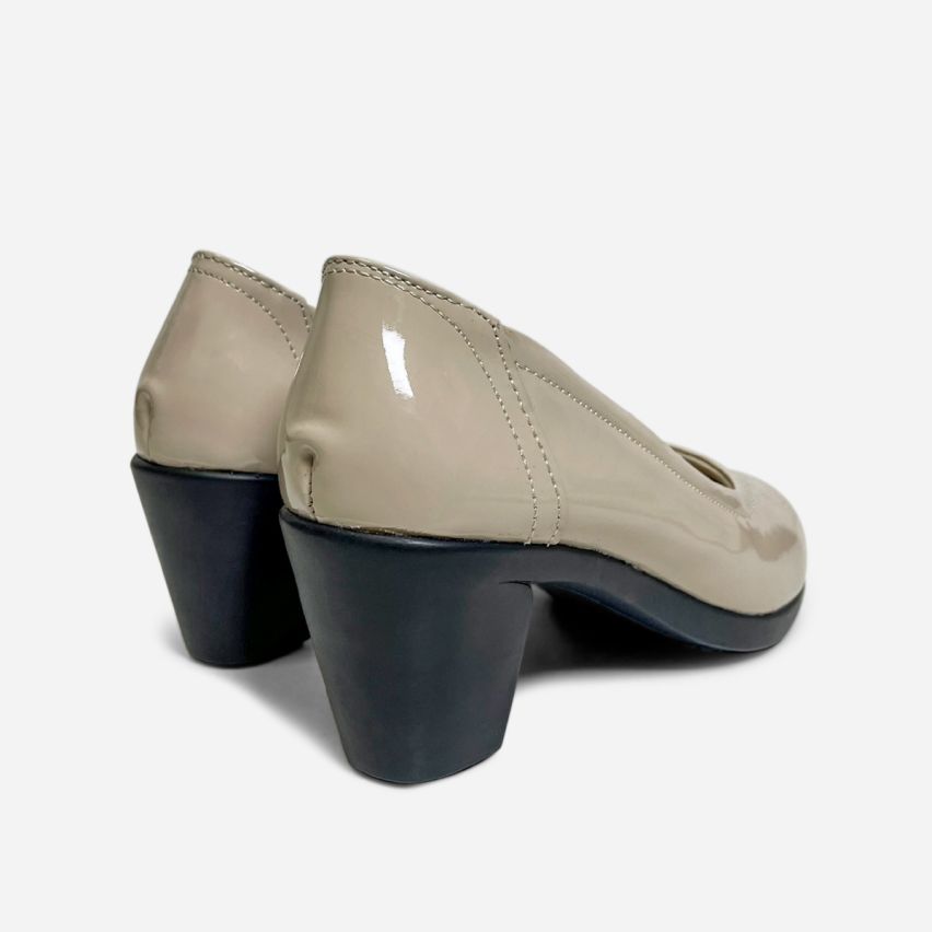 Zapato Puro Cuero 1166 Hueso Charol