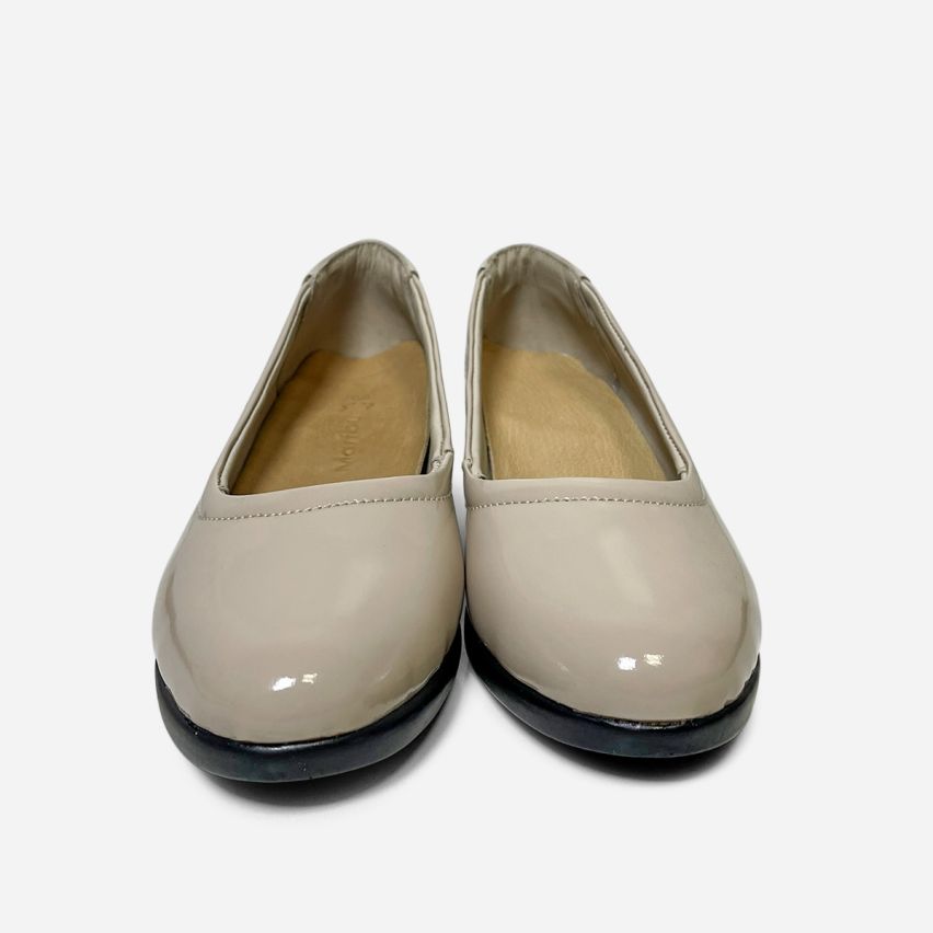 Zapato Puro Cuero 1166 Hueso Charol