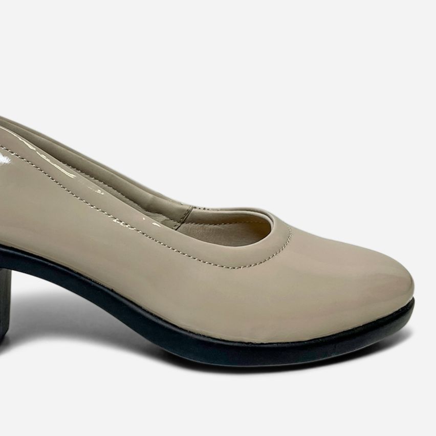 Zapato Puro Cuero 1166 Hueso Charol
