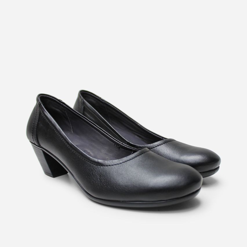 Zapato Puro Cuero 1166 Negro