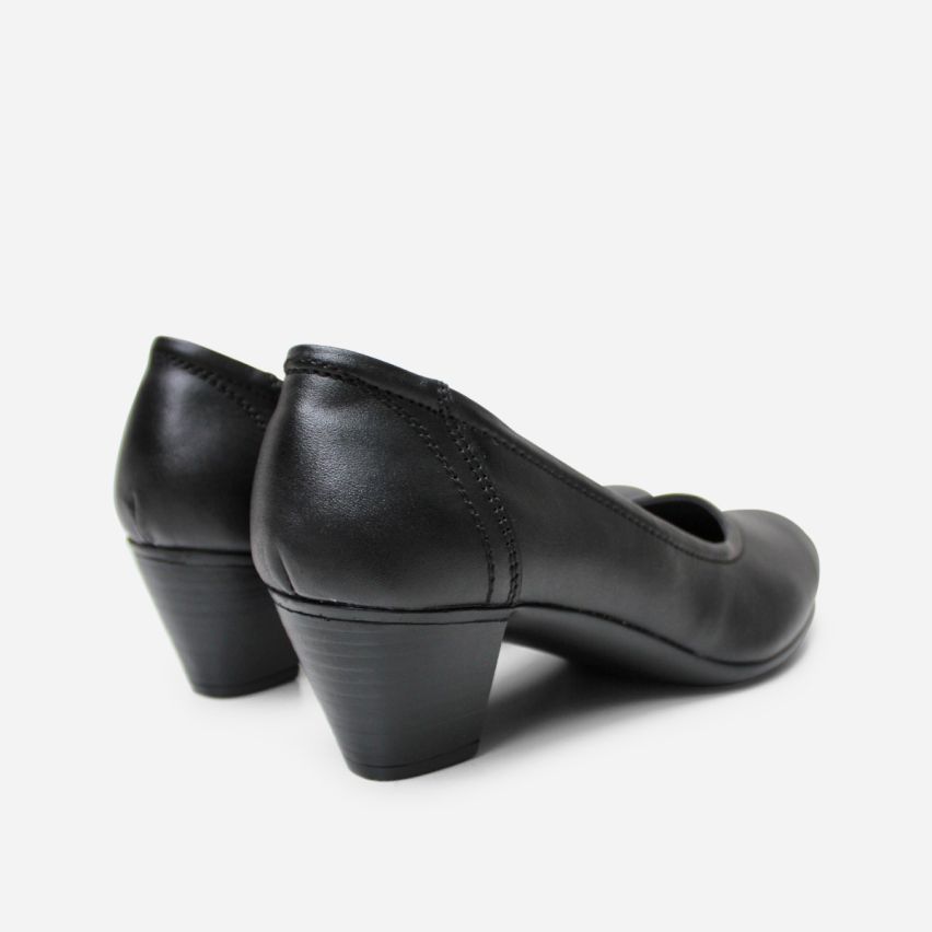 Zapato Puro Cuero 1166 Negro