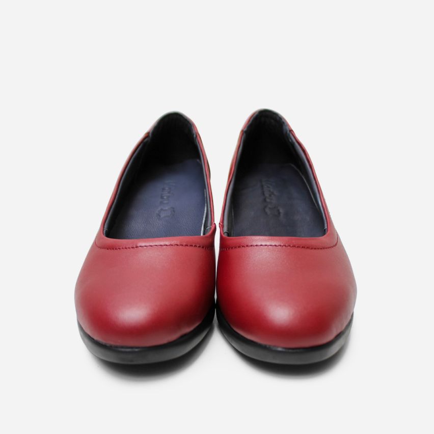 Zapato Puro Cuero 1166 Rojo