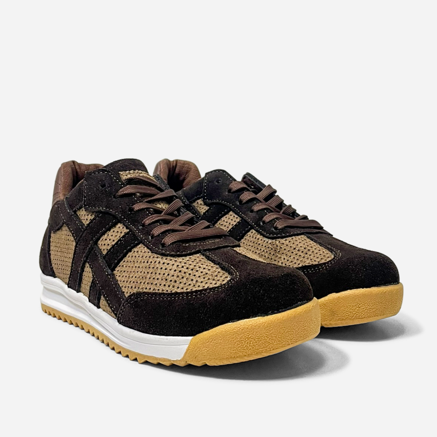 Zapatilla Puro Cuero 1167 Marrón