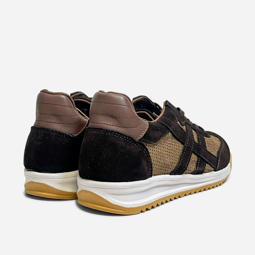 Zapatilla Puro Cuero 1167 Marrón